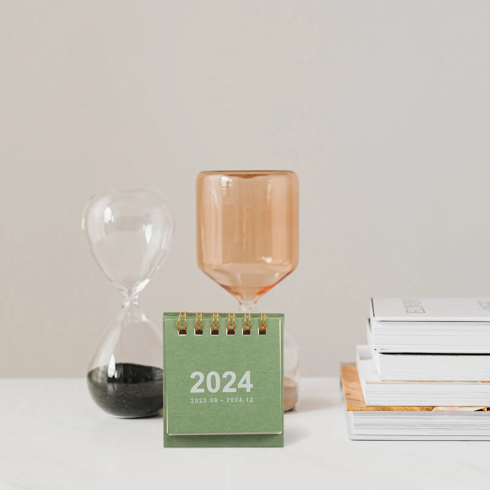 

Calendar Small Flip Teacher Desk Mini Cute Desktop Pad Daily Home