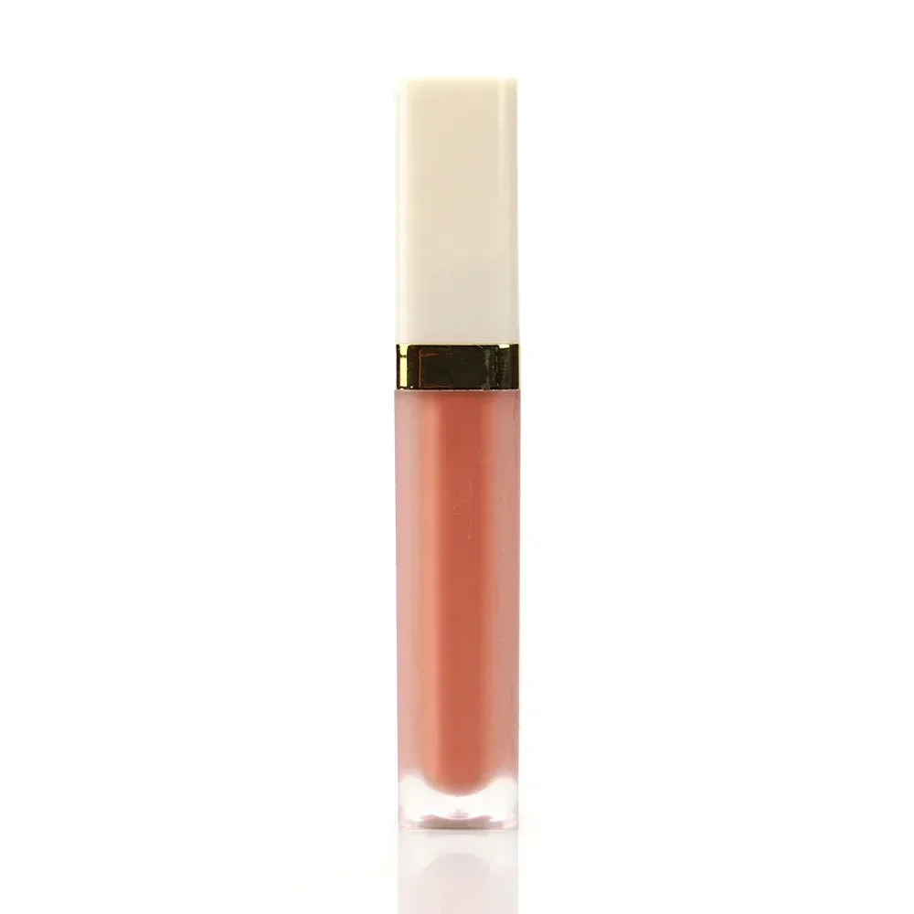 Aangepaste Lipgloss Nude Veganistische Glanzende Lipmake-Up Private Label Heldere Lipgloss