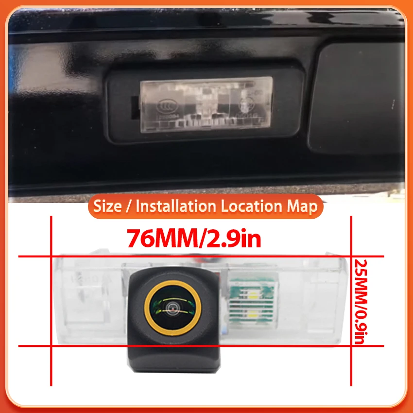 Picture 3: Car Reversing Parking Camera For Citroen DS5 DS 5 2011 2012 2013 2014 2015 CCD Full HD Night Vision License Plate Backup Camera