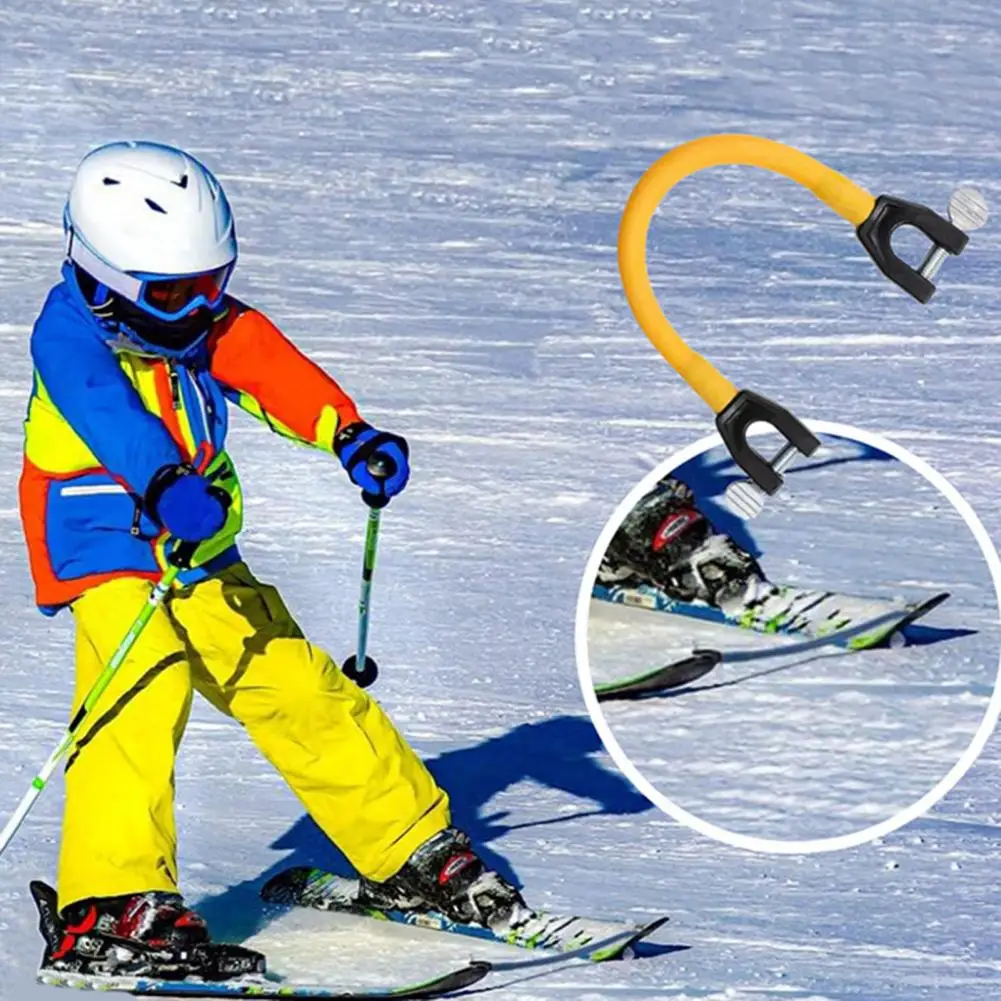 Ski Wedge Aid Connector for Lovers, Ski Tip Connector, Snowboard Connector, Training Aid para iniciantes, Trainer