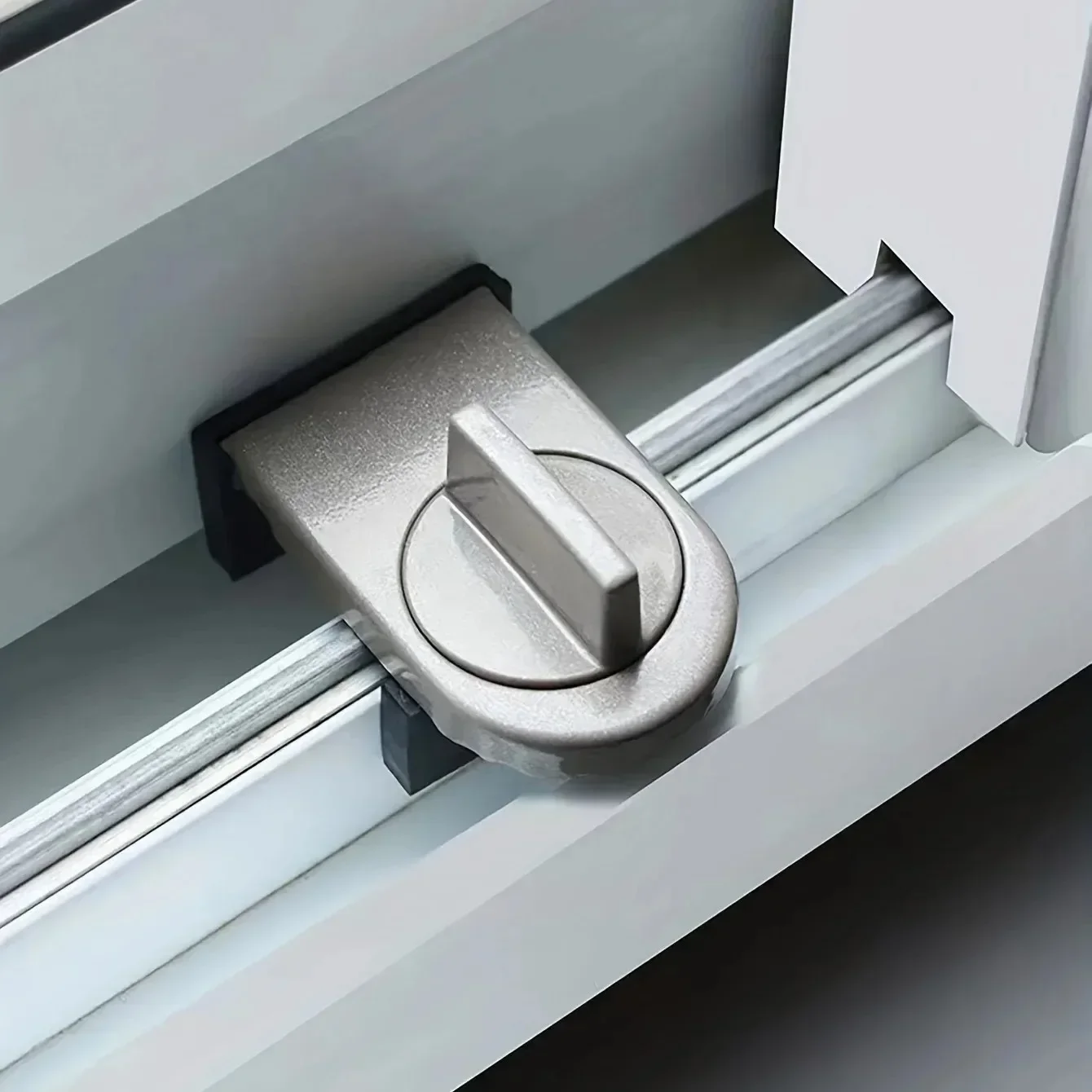 Limiter Window Lock Sliding Sliding Window Protection, Child Safety Safety Lock Aluminum Alloy Fixed Door and Window Anti-theft