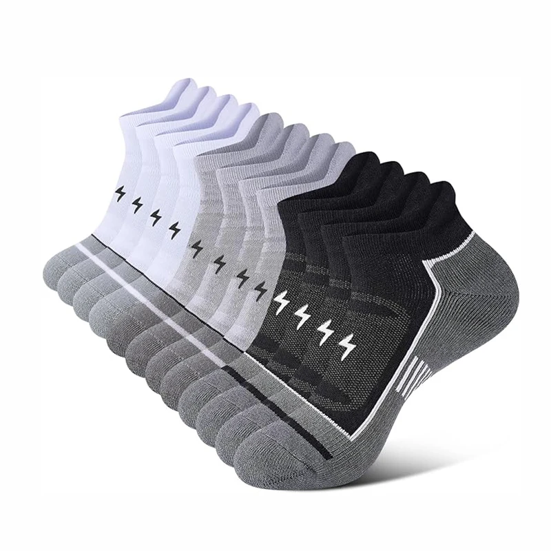 6 Pairs Men Ankle Socks Breathable Soft Quick Dry Outdoor Fitness Basketball Short Socks Fashion Women Sports Athletic Socks