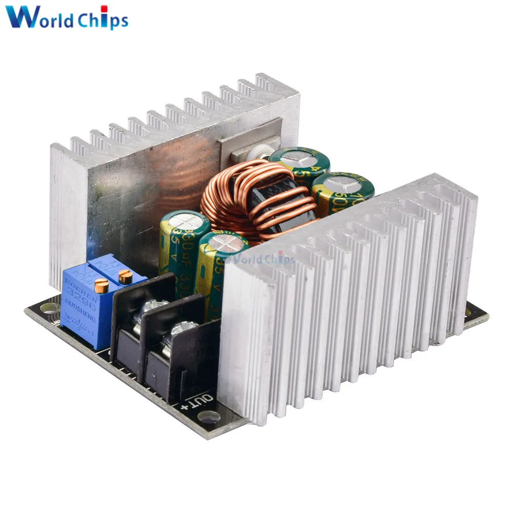 DC-DC Buck Converter Step Down Module 300W 20A Constant Current LED Driver Power Step Down Voltage Module Electrolytic Capacitor