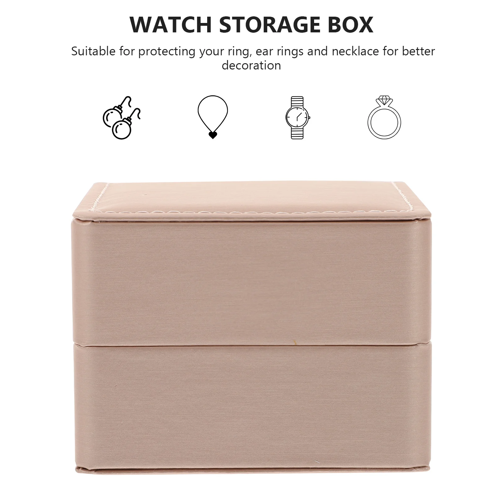

Watch Box Accessory Watches Gift Desktop Organizer Boxes Display Case Pu Storage Wristwatch Travel