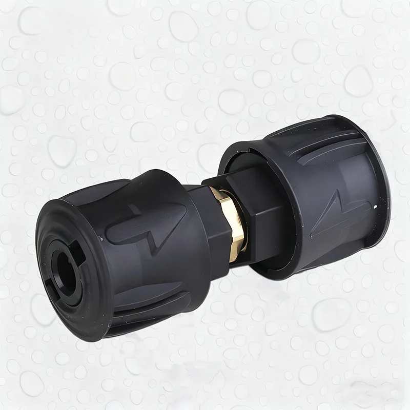 Durable Brass Extension Coupler for Karcher K1-K7 - Quick Connect Pressure Washer Hose Connector Fit Most High-Pressure Accessor