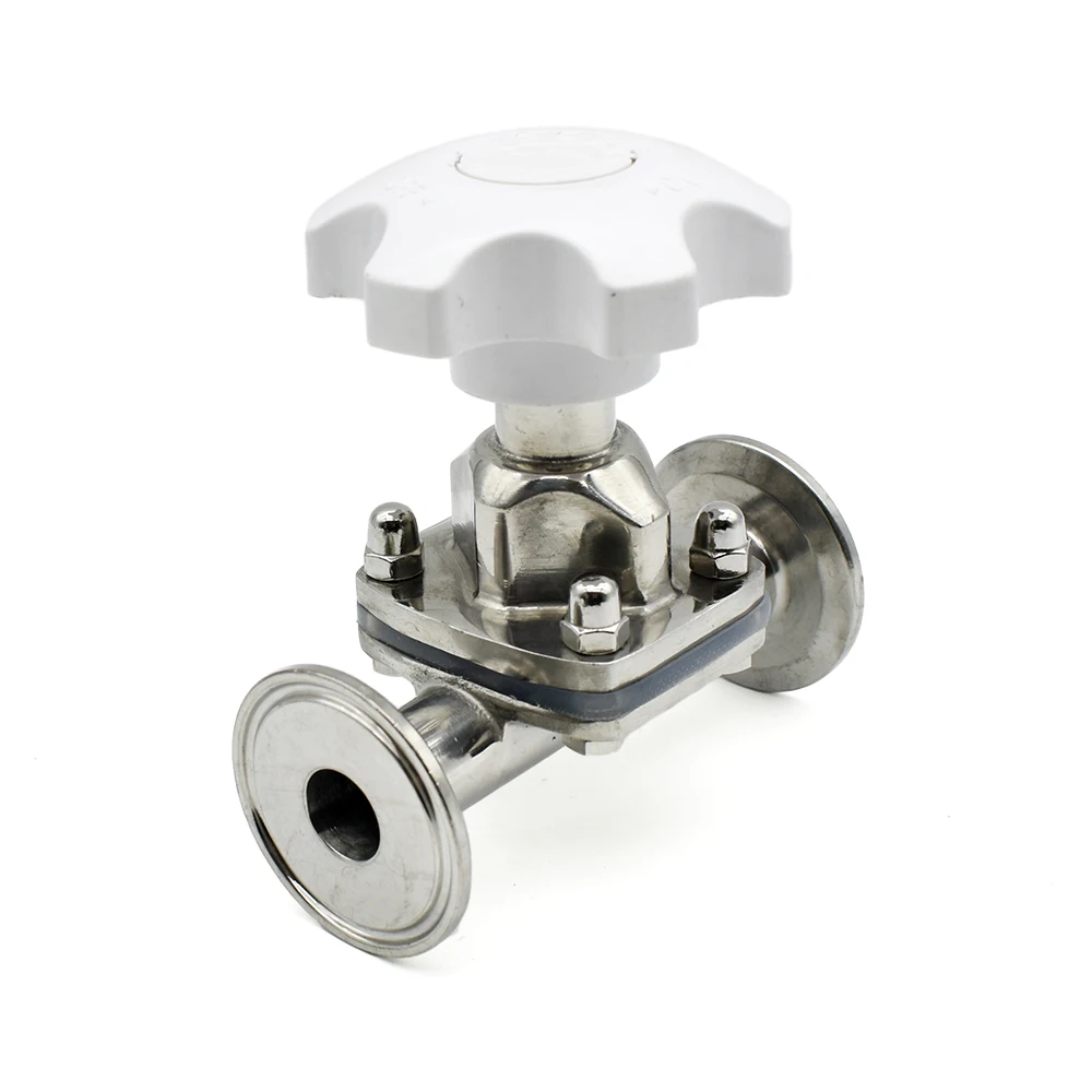 

DN15 DN20 DN25 DN50SS316L Stainless Steel Tri Clamp Diaphragm Valve 1.5" 2"Sanitary Diaphragm Valve For Brew beer Dairy Product