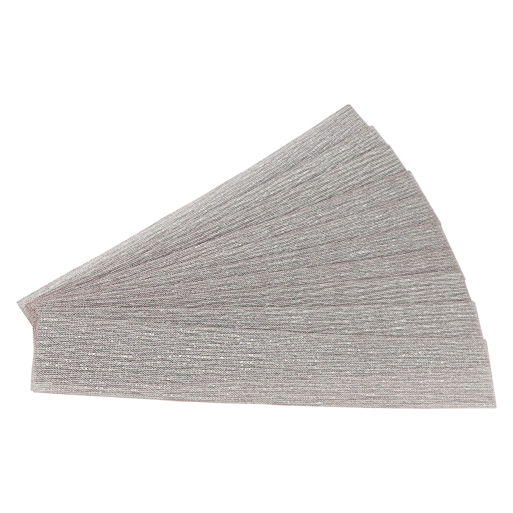 10pcs 20pcs 50pc 70x420mm Mesh Sandpaper Vacuuming Hook Loop Sanding Disc-Abrasive For 400x70 Sanding Block Wood Metal Polishing