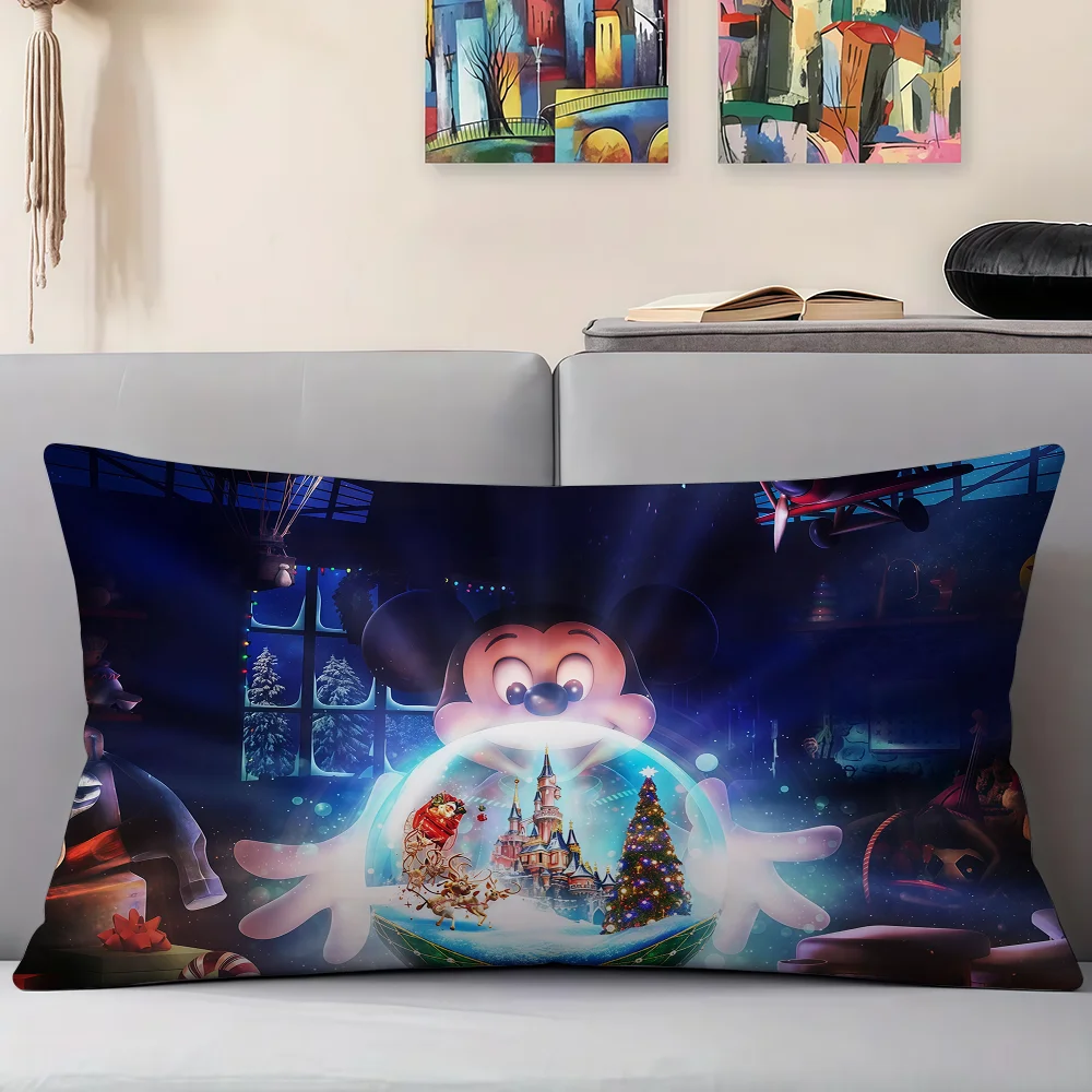 Simpatico cartone animato M-Mickey M-Minnie Mouse fodera per cuscino divano soggiorno ufficio cuscino rettangolare casa caffetteria biancheria da letto prodotto di successo