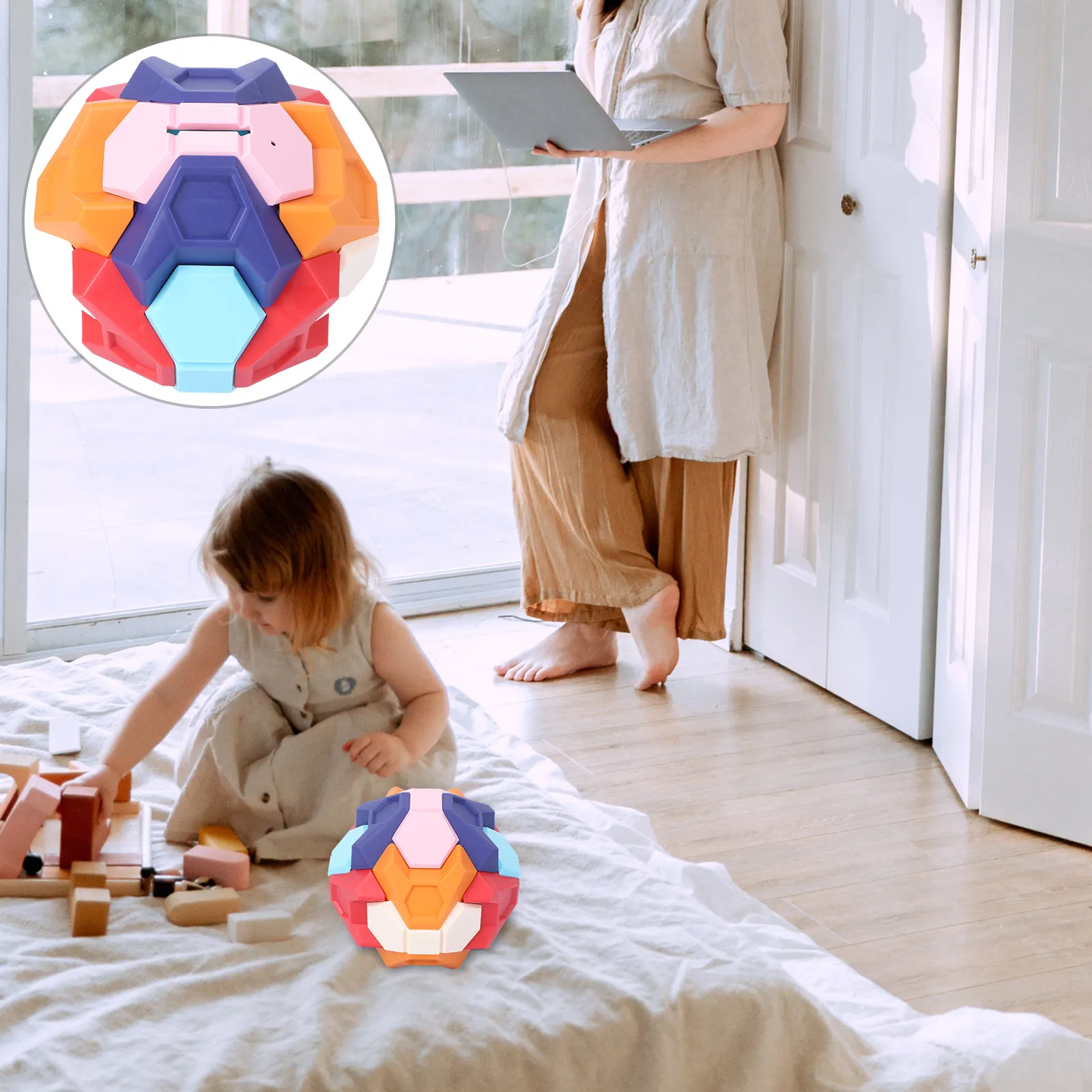 

1Pcs Transformation Blocks Saving Pot Educational Money Box Children Coin Bank Early Education Building Block Money Pot