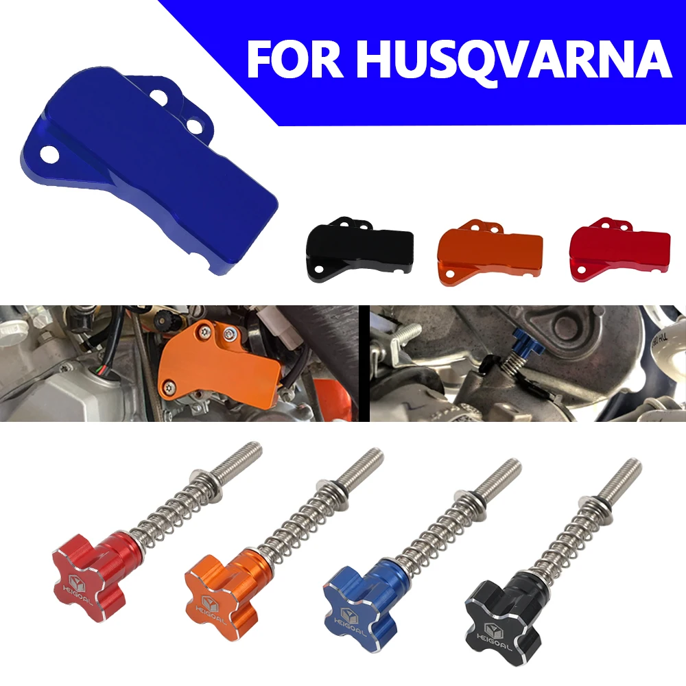 For Husqvarna TE 250 150 I TX 300 TE250i TX300i TE300i Accessories Throttle Air Speed Idle Screw Bolt Adjuster TPS Sensor Guard