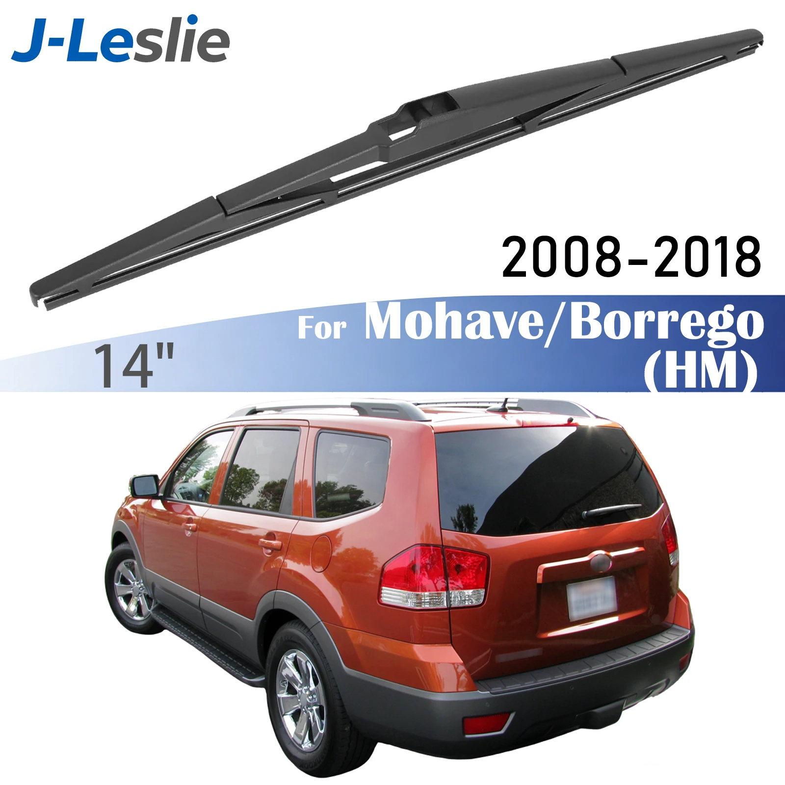 

14" Rear Wiper Blade For Kia Mohave / Borrego HM 2008-2018 Windshield Windscreen Wipers Washer Window Rain Brushes Accessories