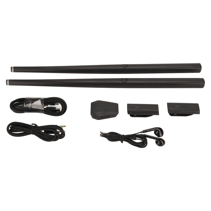 

Virtual Reality Drum Set 2 Modes Air Drum Sticks Set Simulation MIDI Support Low Noise Stand Adapter With Lessons