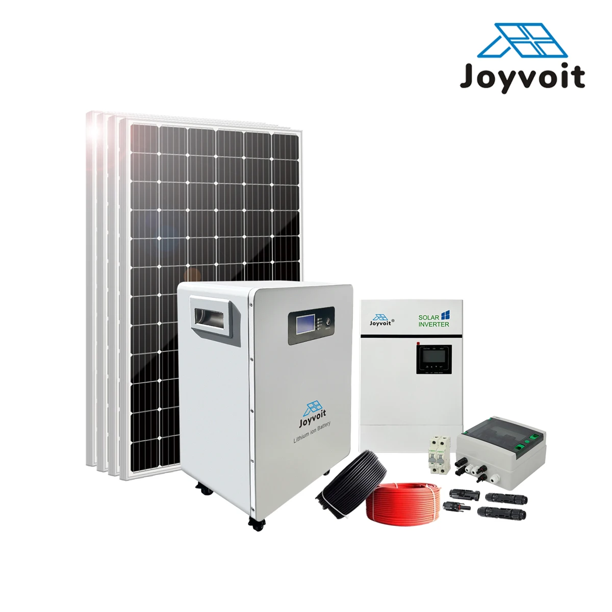 Vertical Solar Lithium Ion Battery 7.5KWh 25.6V Portable Integrated Power LiFePO4 with Rollers WiFi & Bluetooth for Solar Energy