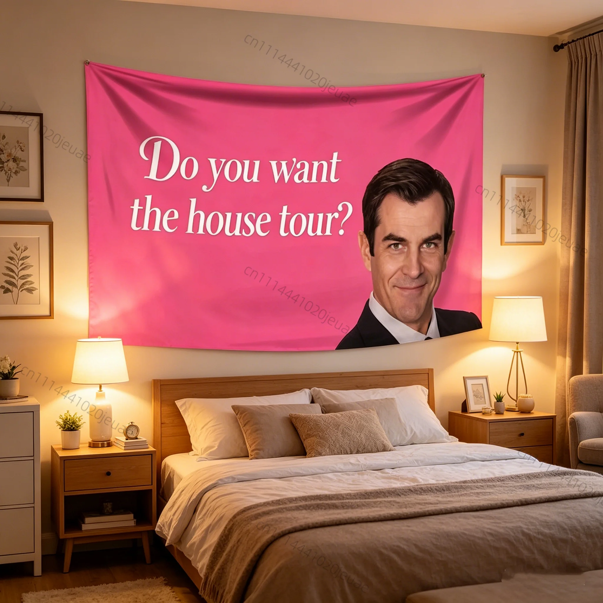 Funny Tapestry P-Phil Dunphy Flags FUN Wall Hanging Tapestries Room Decor Headboard Aesthetic Room Decoration Background Cloth