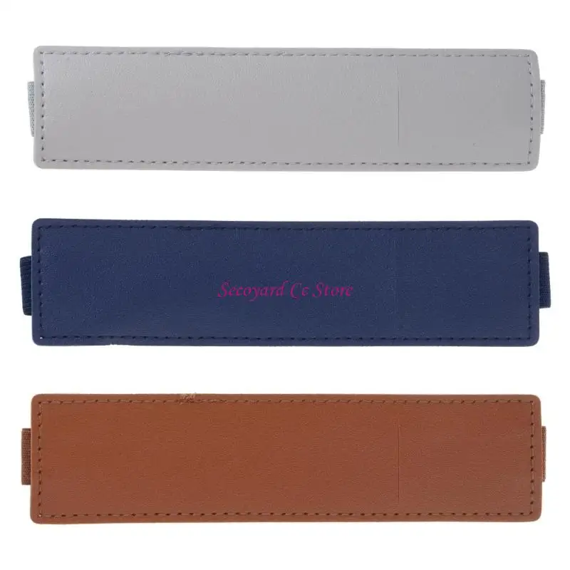 

N3UC 3Pcs Adjustable Leather Pen Pouches With Elastic Bands For Notebooks, Detachable Pencil Holders For On The Go Writers
