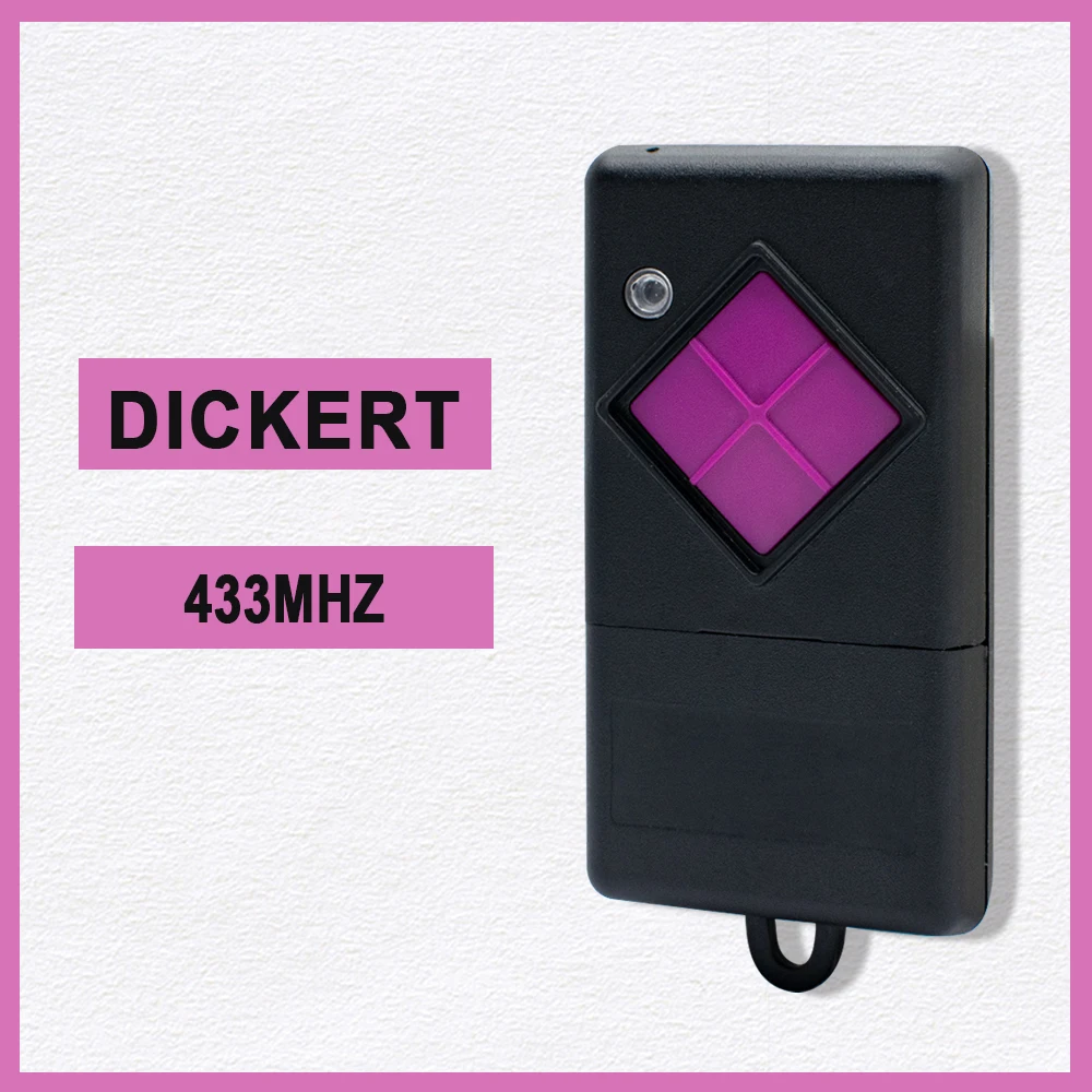 

DICKERT MAHS433-01 MAHS433-04 Remote Control Garage Door Opener 433MHz Fixed Code Barrier Remote Control Gate