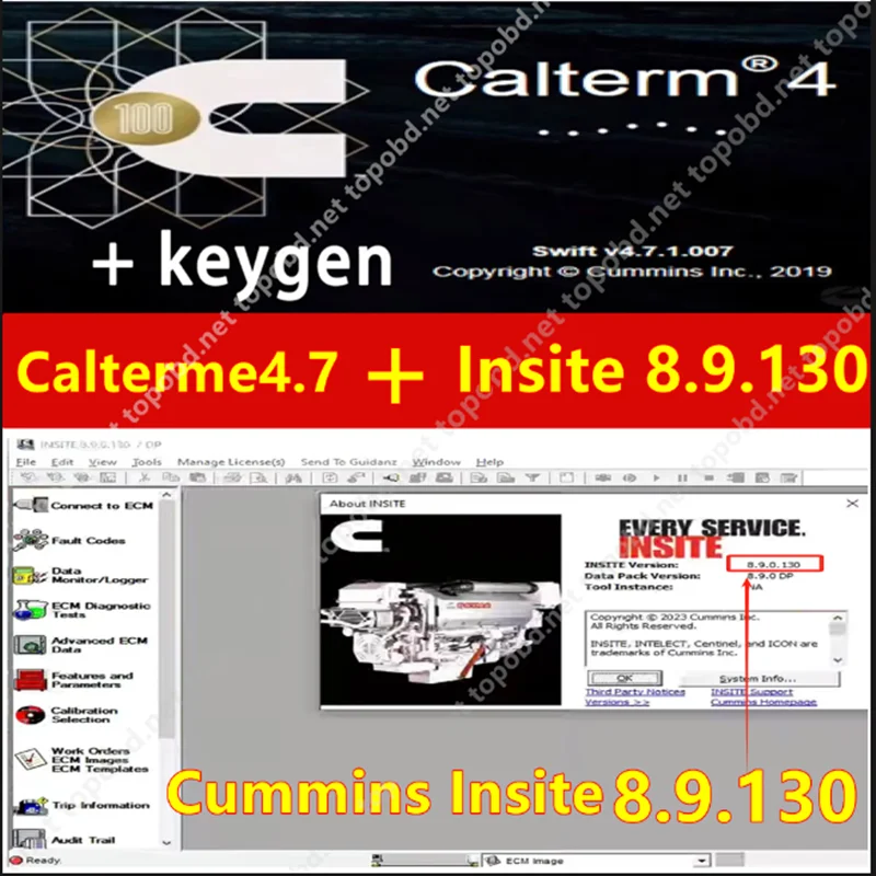 

Lastest Calterm 4.7.1.007+ Cummins Insite 8.9.130.PROkeygen Engine Diagnostic Fault Code Engine Diagnostic Test Adjustmen