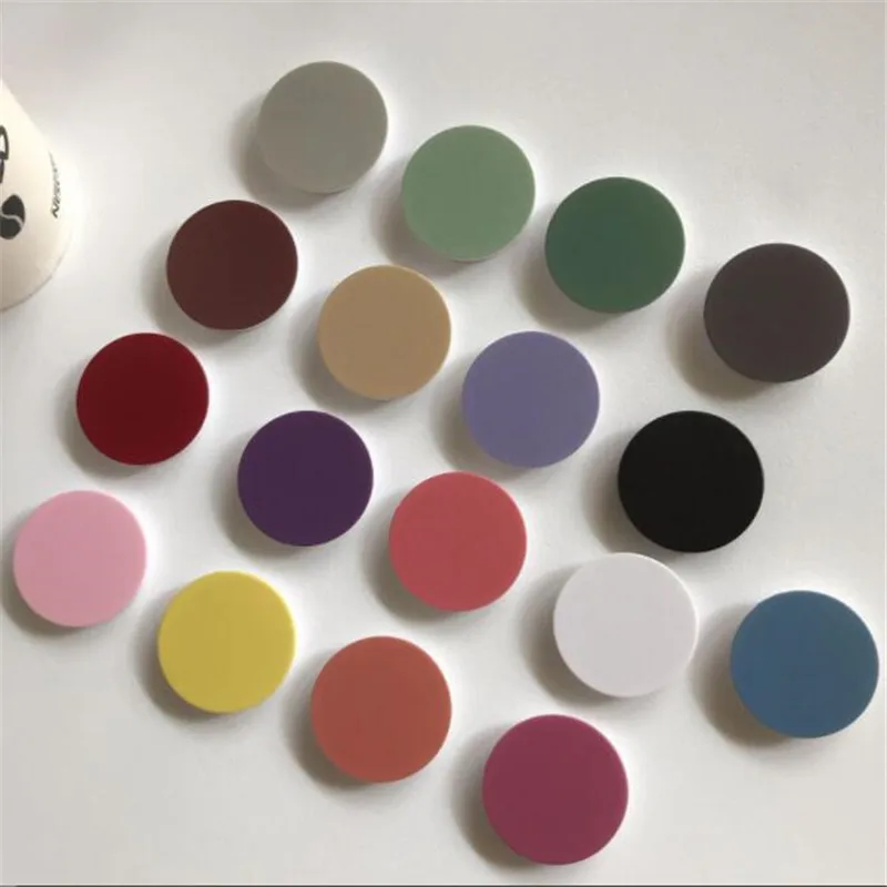 Macaron Color Expanding Stand Grip Mount Phone Socket Fold Mobile Smartphones Tablet Pocket Desktop Bracket Phone Stand Holder