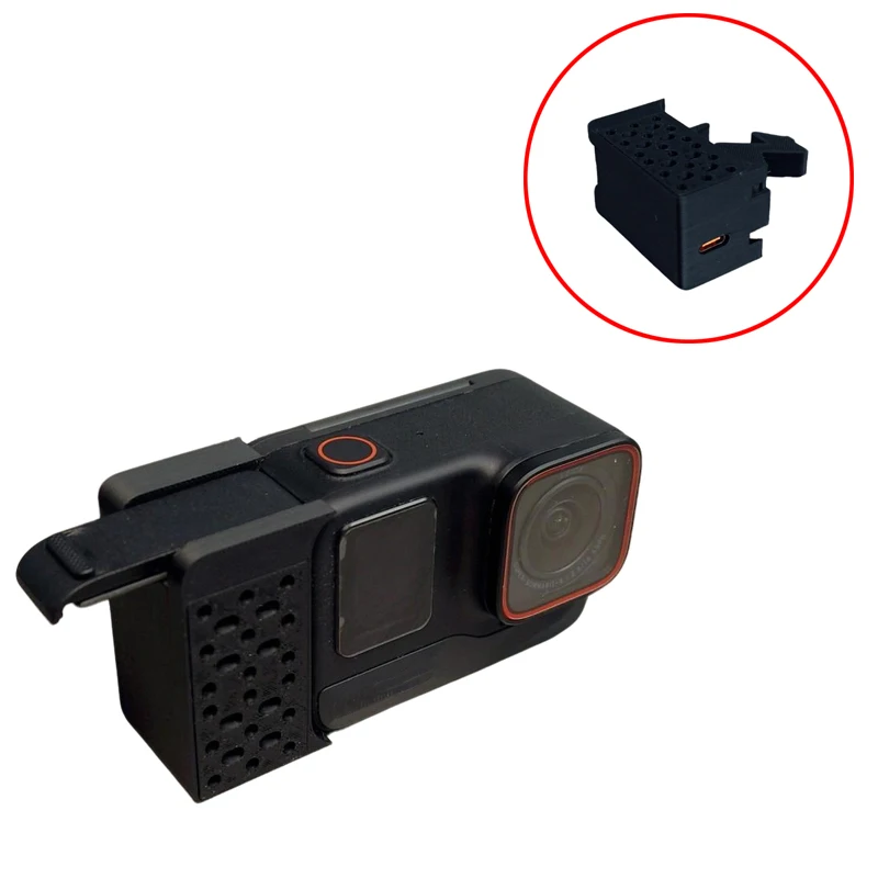 1PCS Action Kamera Kühler Typ-C Port Dual-fan Kühler Horizontale/Vertikale Verwendung Outdoor Aufnahme Begleiter für Insta360 AcePro