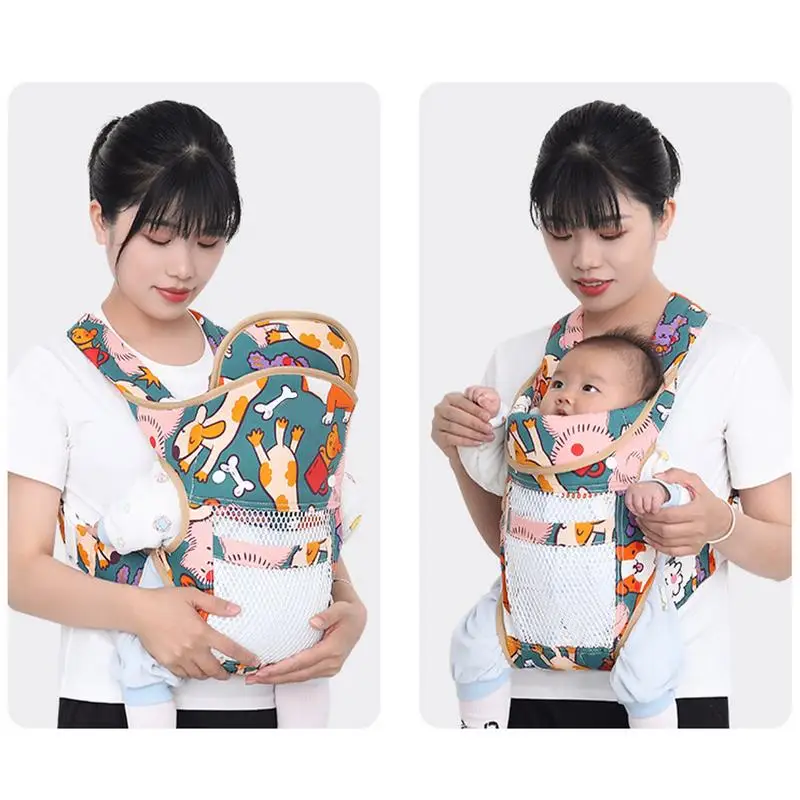 Baby Carrier Sling Wrap Newborn Kangaroo Backpacks Strap With Head, Hip, And Neck Support Toddler Outdoor Travel Accessories