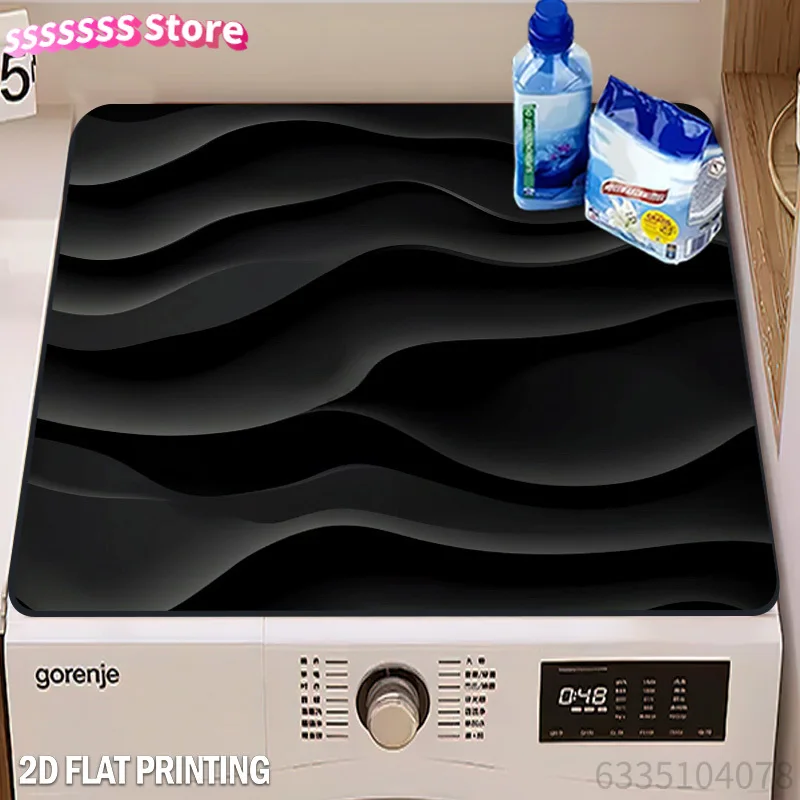 This dish drying mat traps drips from wet crockery, shielding countertops from damp marks, non-slip base prevents shifting durin
