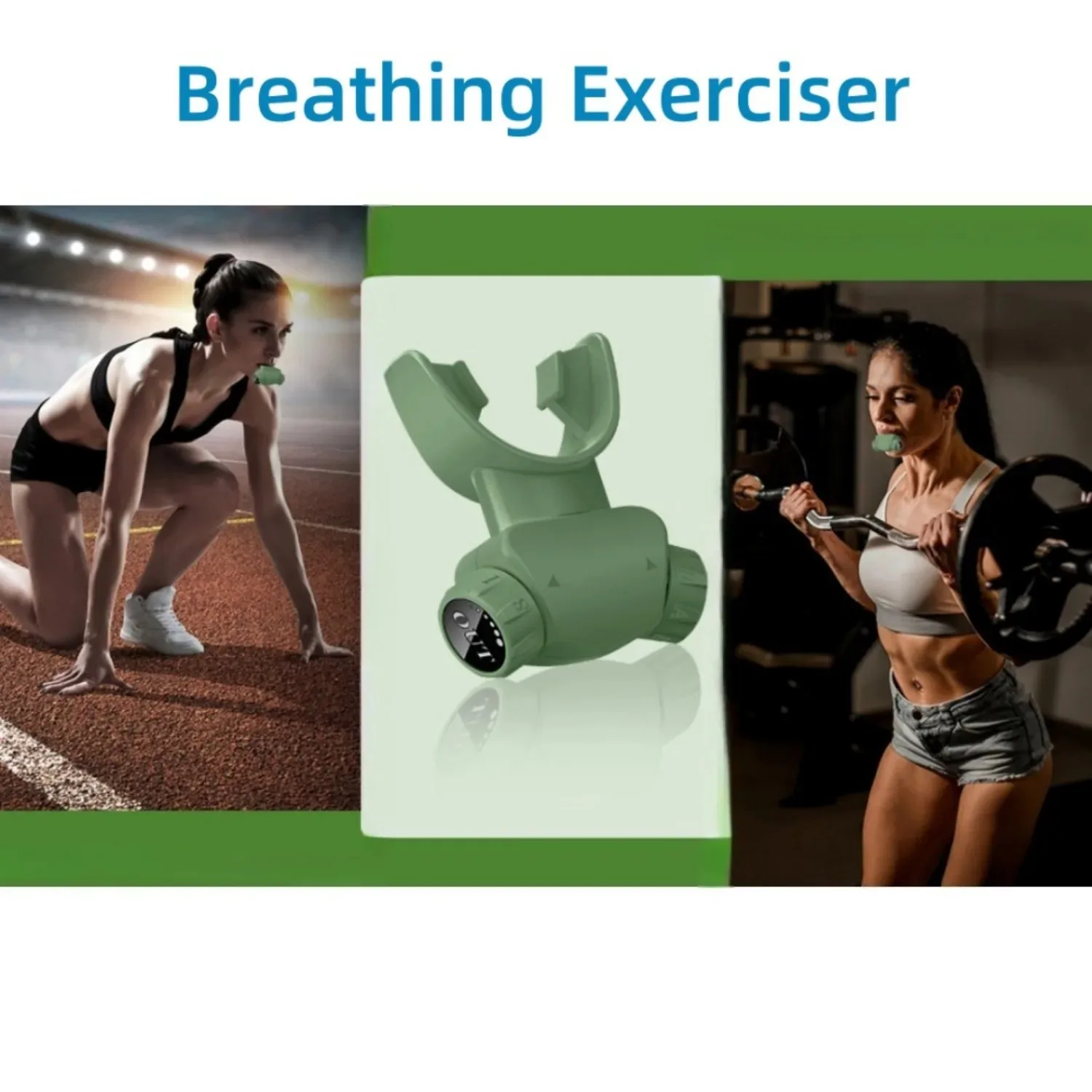 Portable Breathing Exerciser Enhanced Respiratory Muscle Inspiratory Muscle Breathing Trainer Lung Capacity Booster For Yoga