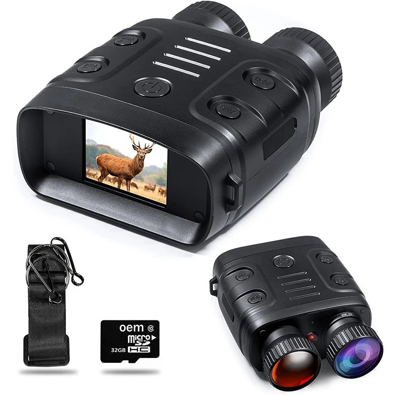 

Binoculars Night Vision Device 1080P HD 850nm Infrared 5X Digital Zoom Telescope Goggles Outdoor Hunting Camping Full Dark 300m