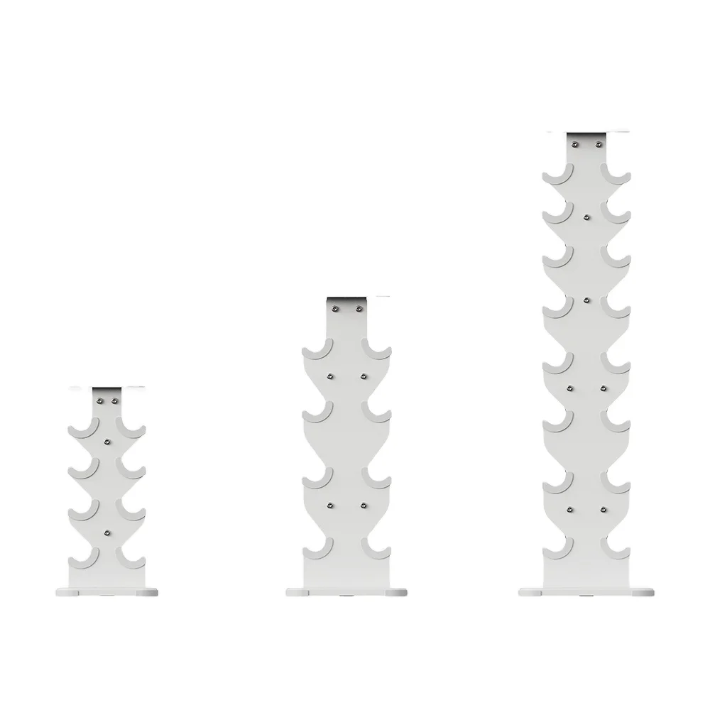 

High Quality Cast Iron Steel Vertical Dumbbell Rack 5 Pairs Home Gym Storage Solution-Factory Direct Wholesale Hot Sale