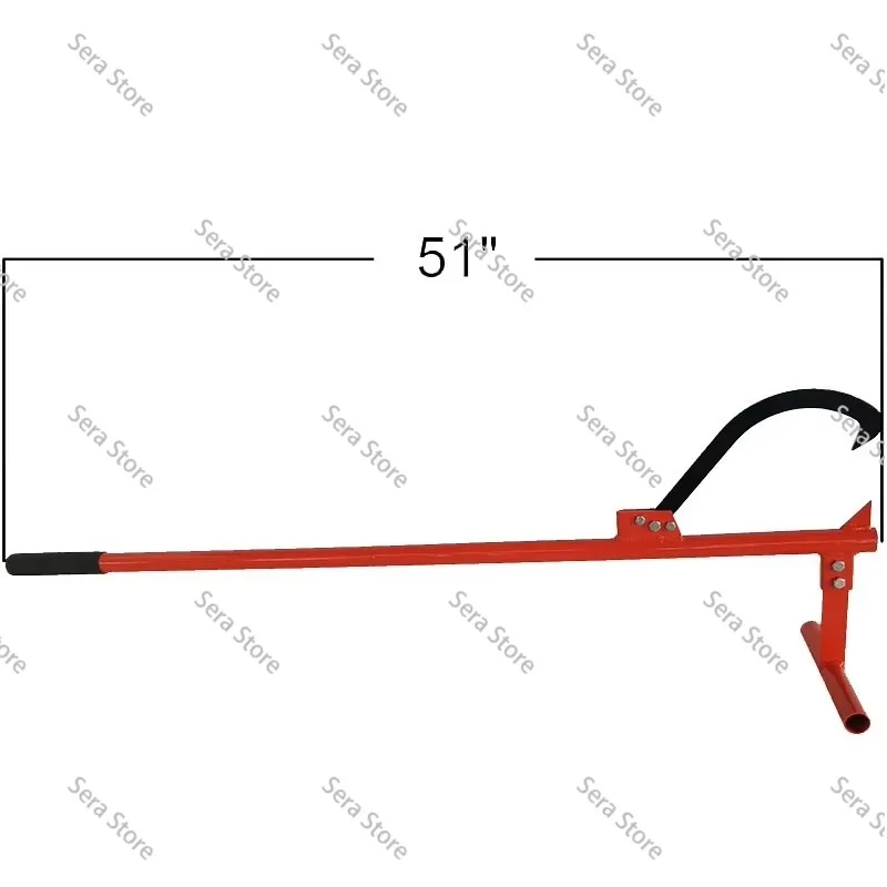 Heavy‑Duty Log Moving & Supporting Tool Log Roller Lifter Bracket for Outdoor Logging Firewood Processing