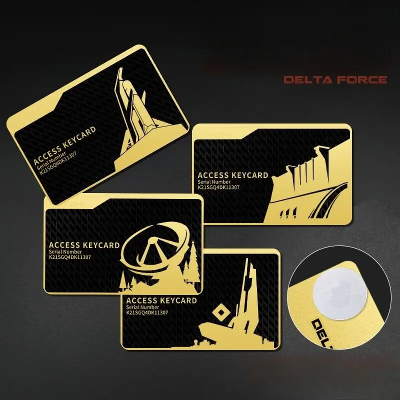 

Игра Delta Force, металлическая карта, NFC, активация, функция мобильной игры, подземная хранилище, комната для хранения, периферия экшн-игр Delta