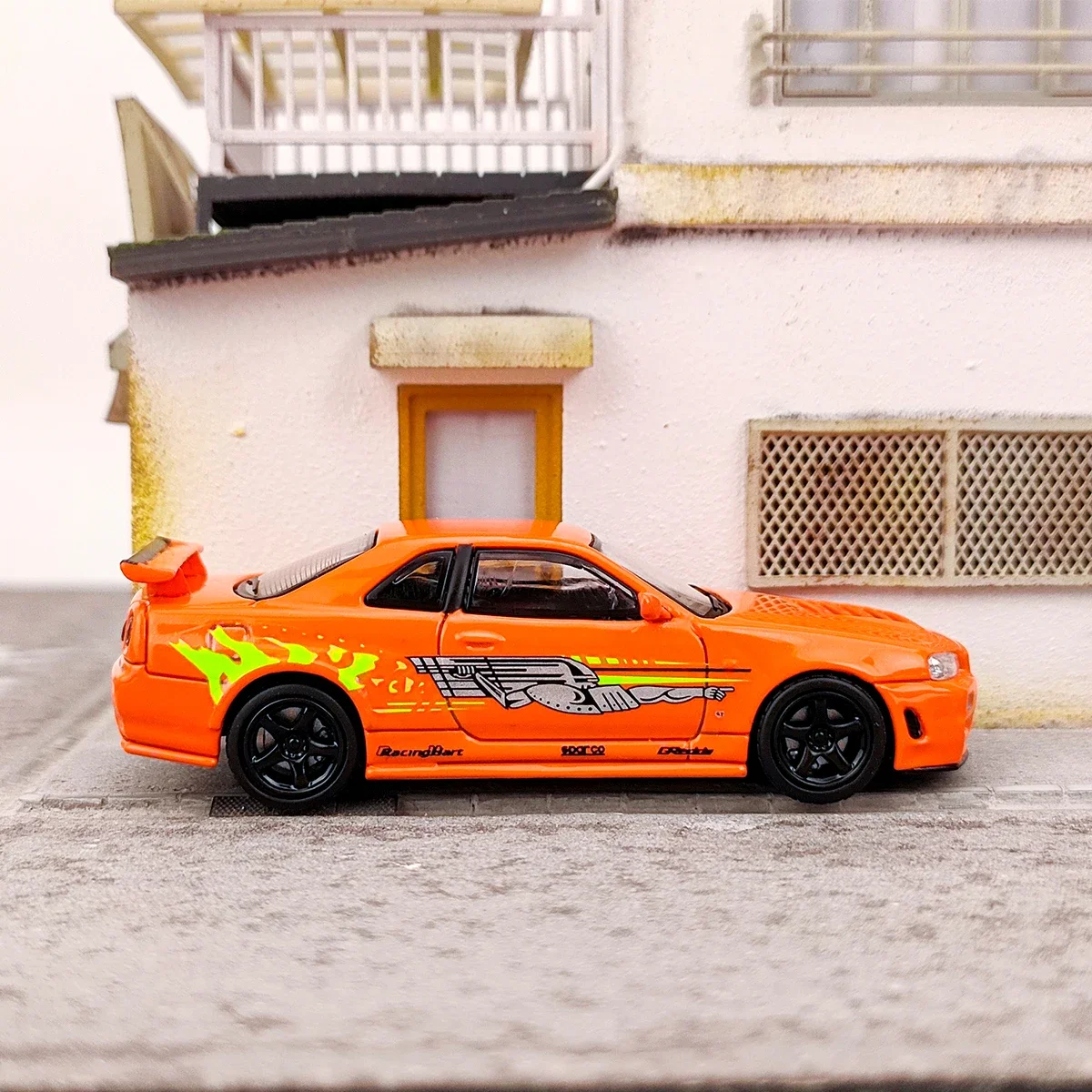 Street Weapon SW 1:64 BNR34 Z-tune diecast Alloy model car limited Edition Gift