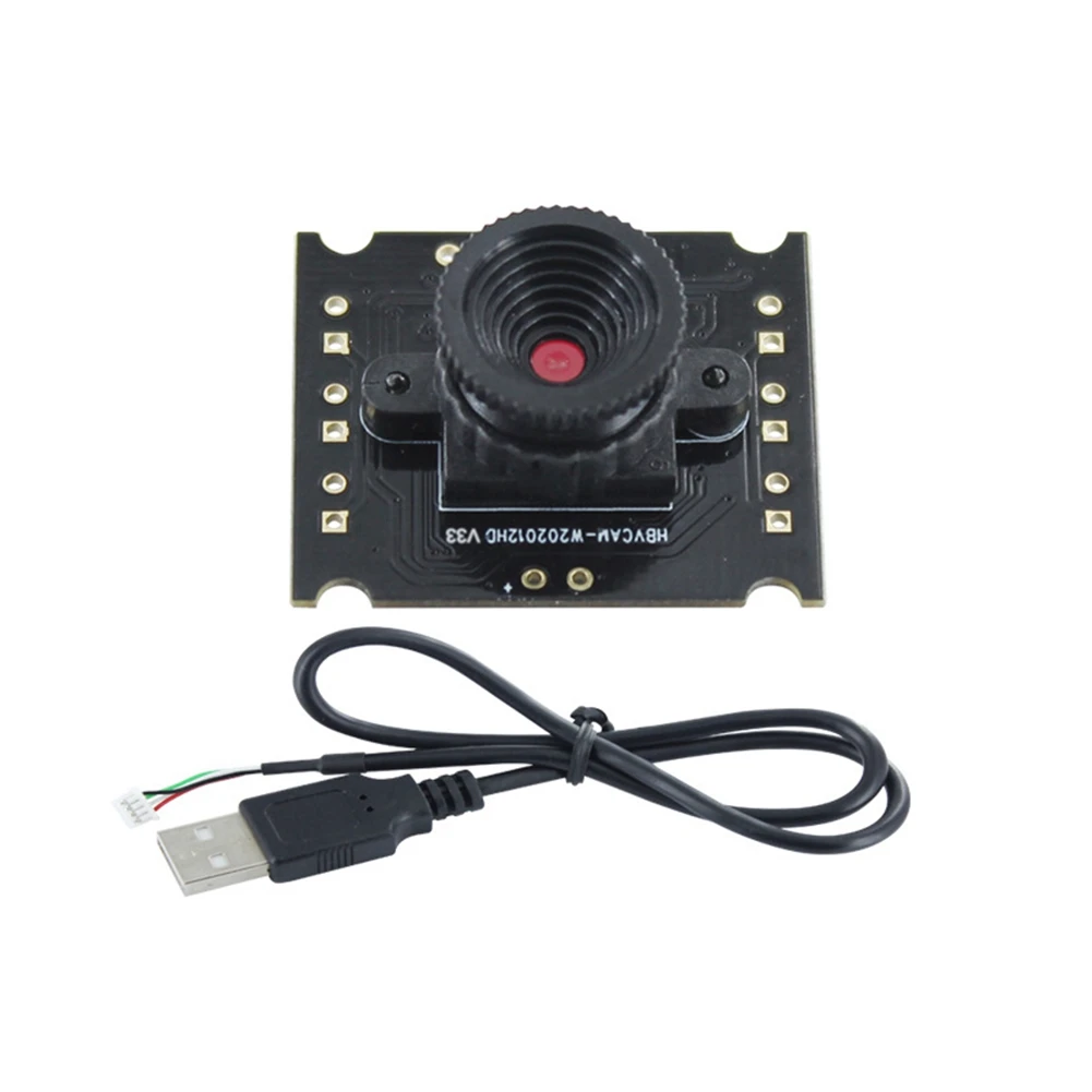 Módulo de câmera B02B-OV9726 Módulo de câmera USB 1M Pixes USB Driver grátis Sensor CMOS Visão de 70 graus Distância focal de 2,8 mm
