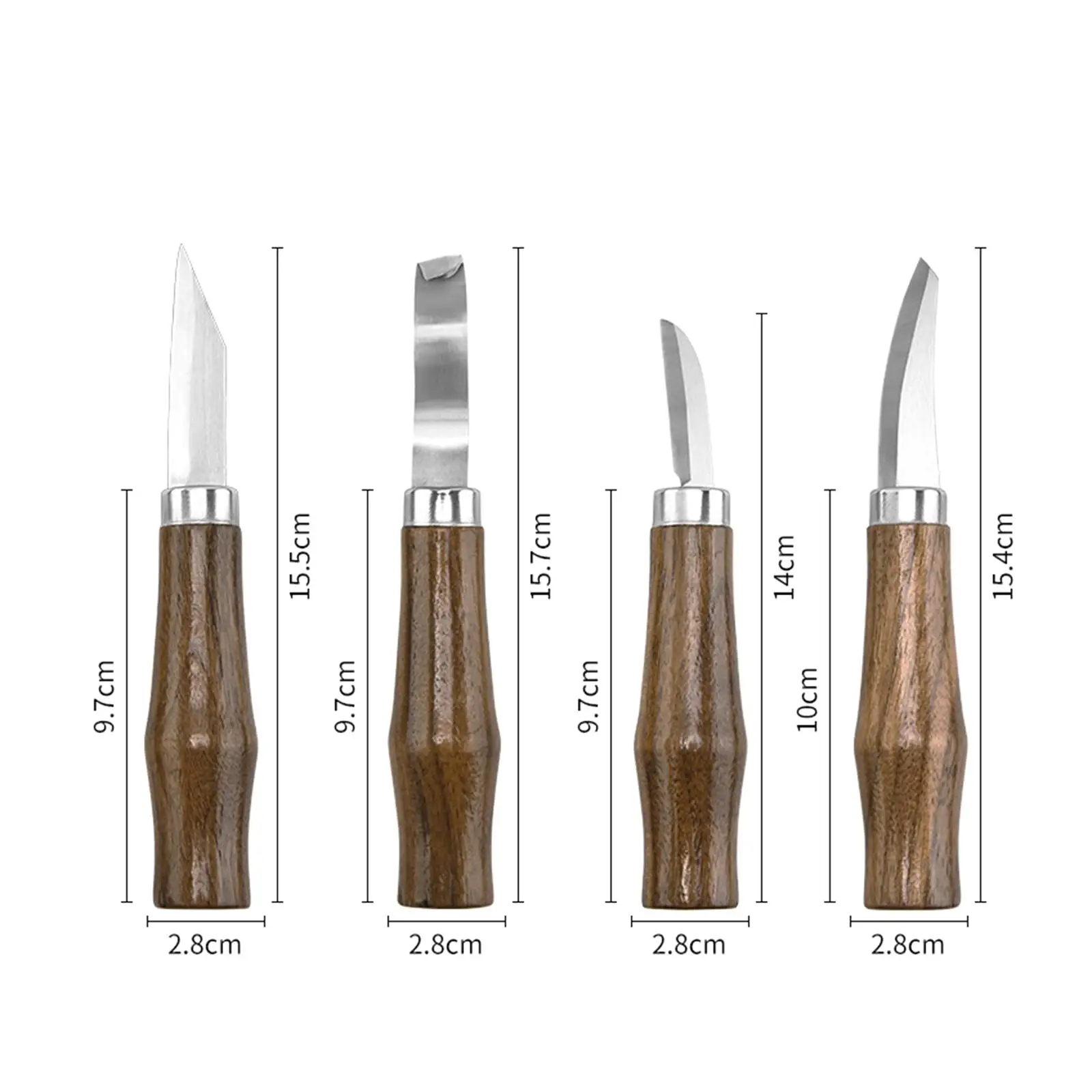 7x Professional Wood Carving Tools Set Woodworking Hand Tool Detail Cutter