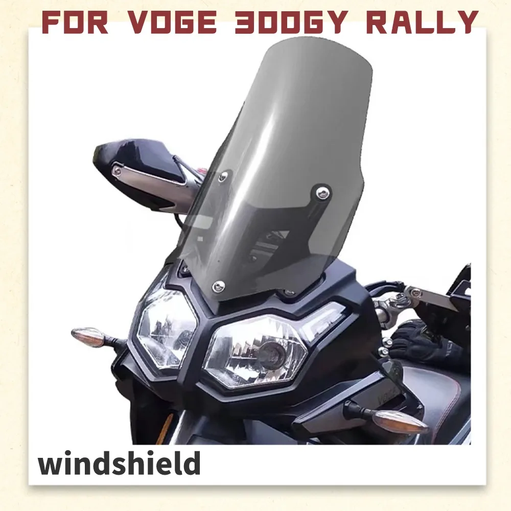 FOR VOGE 300GY RALLY Modified windshield Heightened windshield Scooter Windscreen Wind Deflectors 300GY RALLY