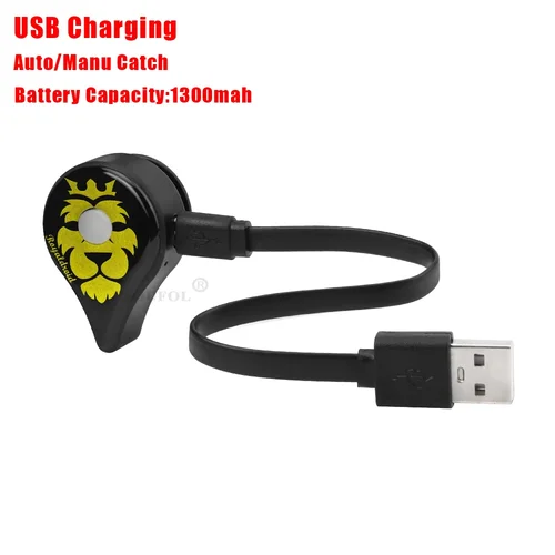 Imagen 2 del producto Ajuste Manual automático USB recargable para Powermon Go Plus pulsera reloj Digital banda de dientes azules interruptor accesorios de juego