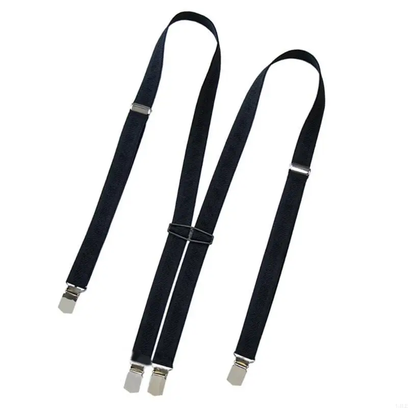 U4LE Hosenträger für Männer und Frauen, Unisex, mit Metallclip und elastischen Trägern für Arbeit und Freizeit, klassische