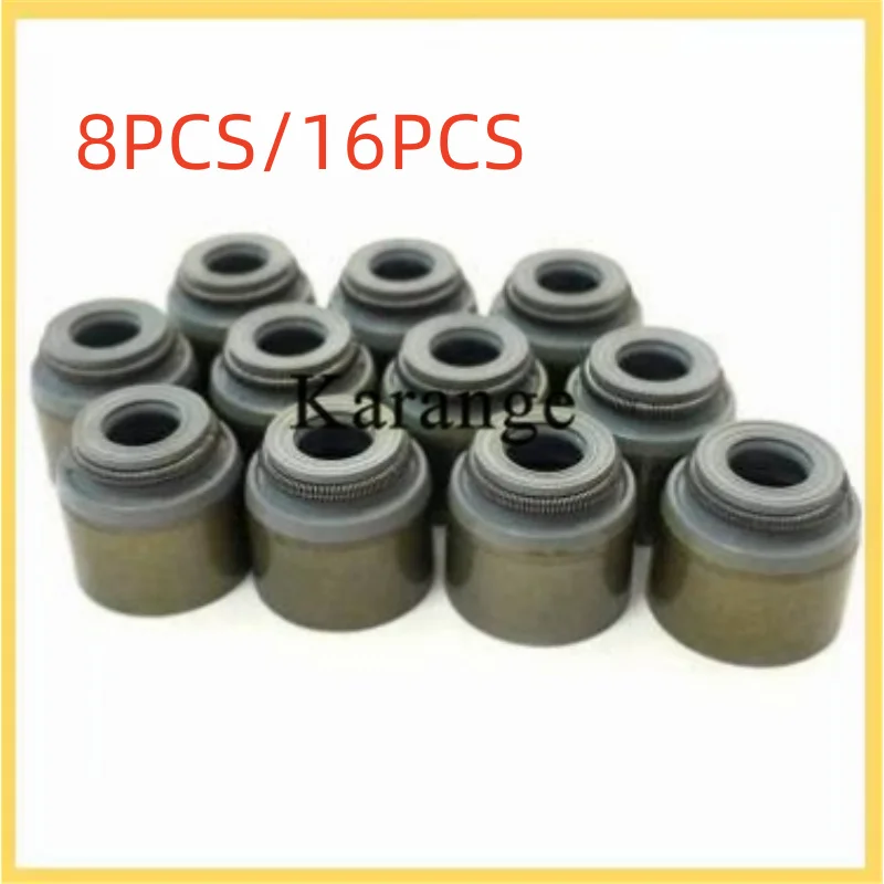 8/16PCS INTAKE VALVE STEM OIL SEAL For TOYOTA YARIS SIENTA ETIOS COROLLA RUKUS WISH AURIS CROWN 9091302101 9091302100 19036089