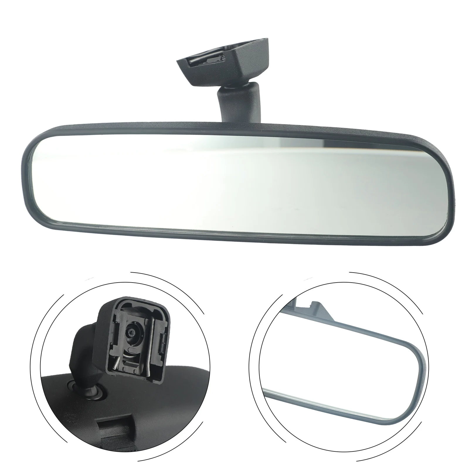 High Quality Rear View Mirror Auto Parts Black A047171 MN124448 Car Accessories Glass For Mitsubishi Pajero V73 V93