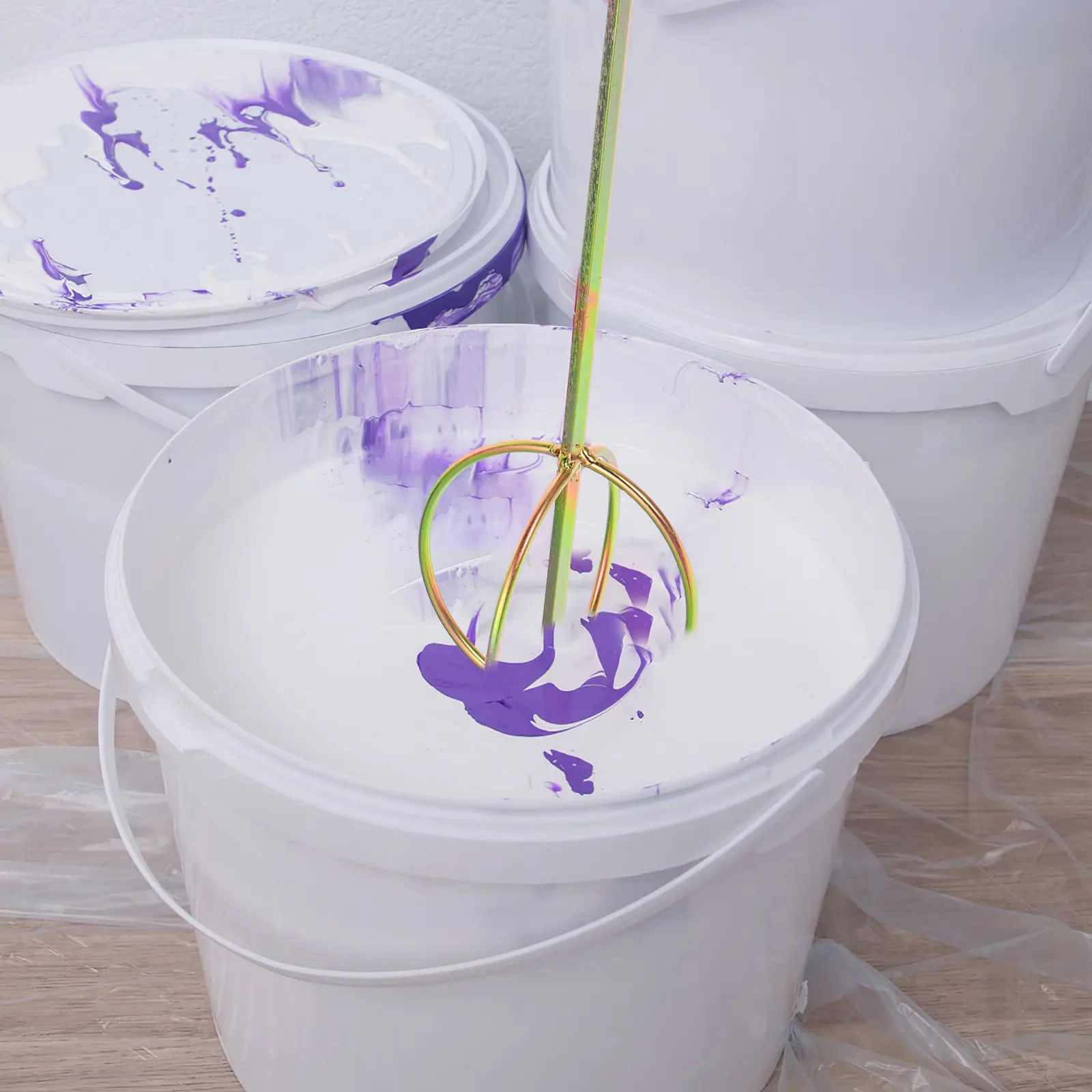 

Эффективный миксер для краски и смол для дрели с шестигранным хвостовиком, насадка для перемешивания цементного раствора, ручной насадочный инструмент