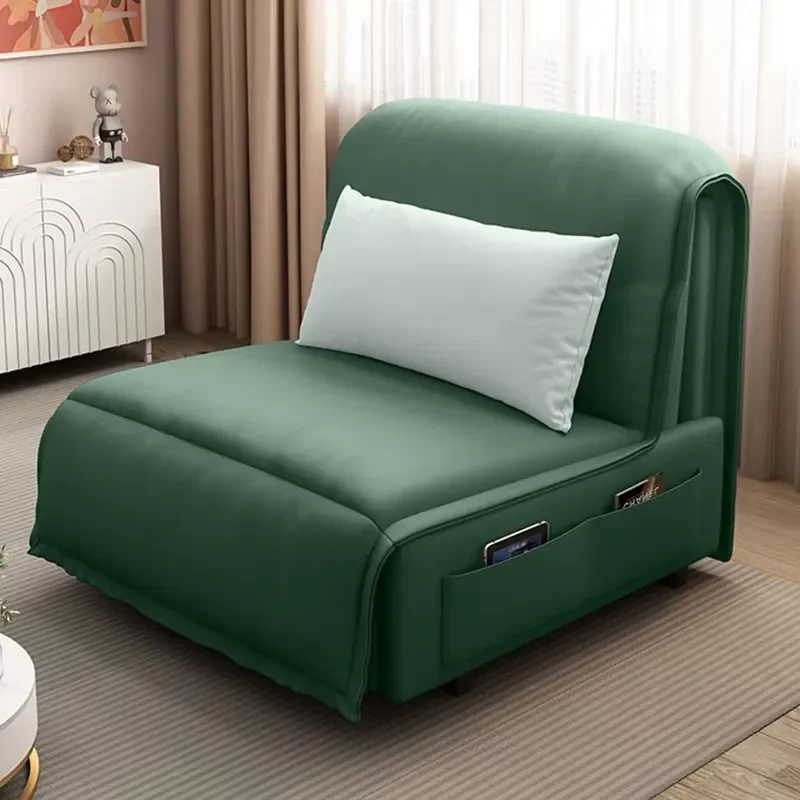 Dual-Use Modern Light Electric Sofa Bed Frame One Seat Folding Row Skeleton Iron Furniture Hardware Sliding Mechanism