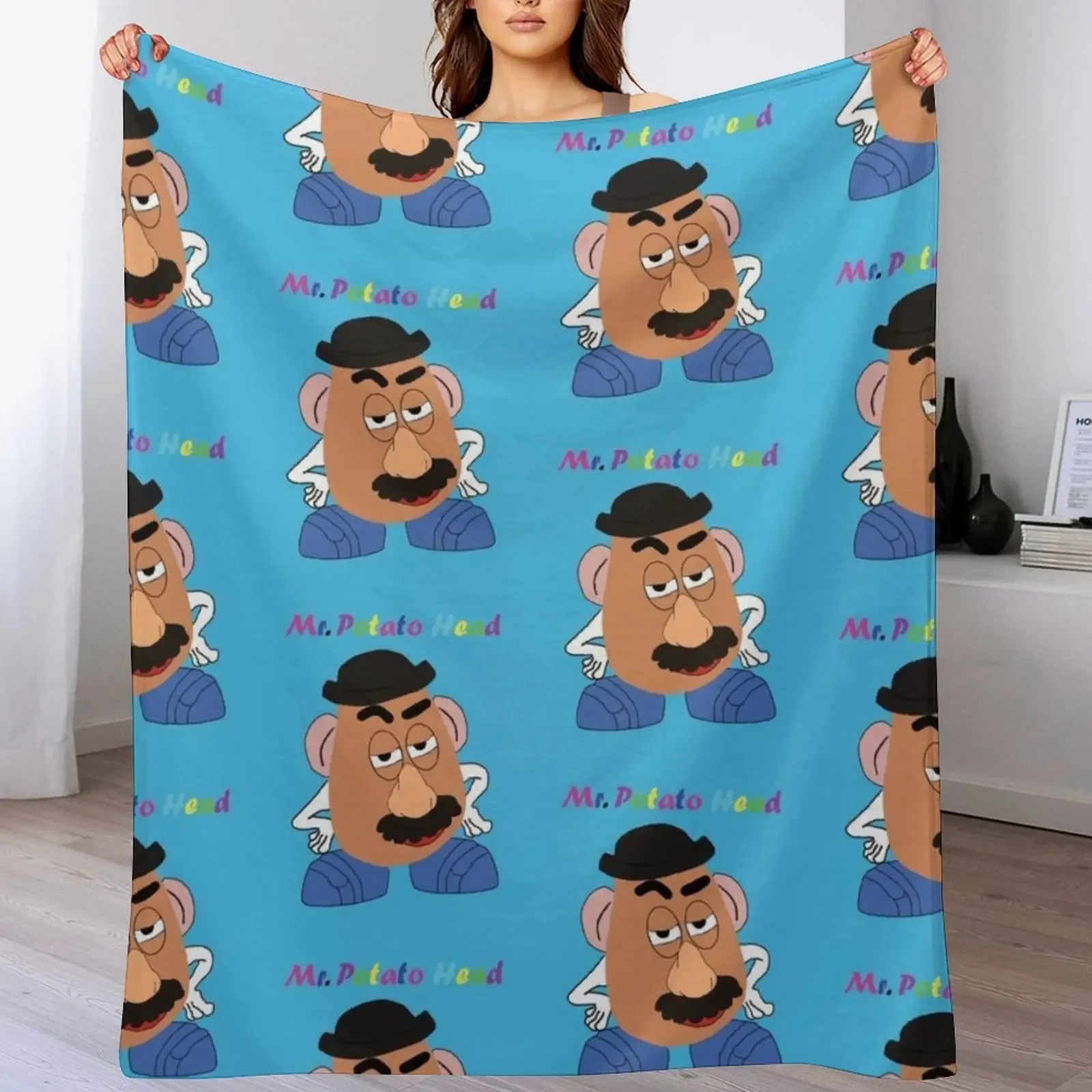 

mr potato head Throw Blanket Multi Purpose Soft Warm Blanket for Home Travel