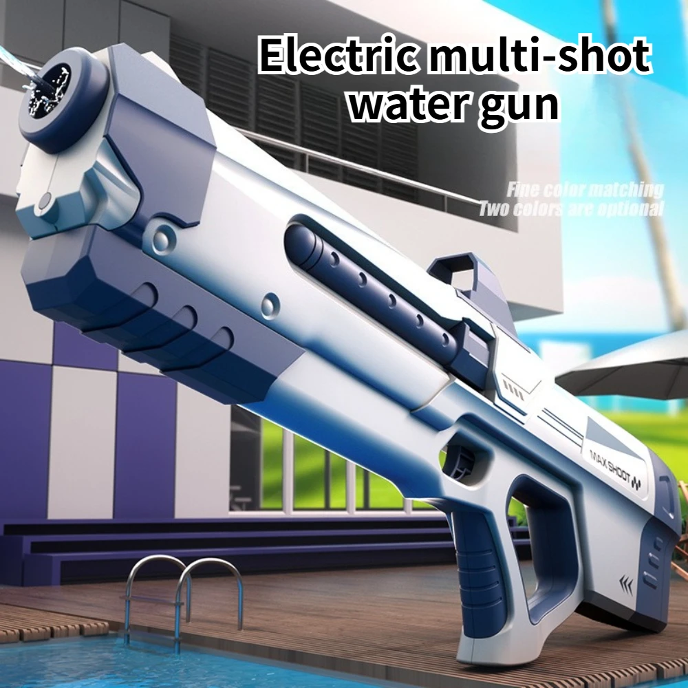 Electric Water Gun for Large Capacity Automatic Water Absorption High Pressure Squirt Gun for Water Fighting