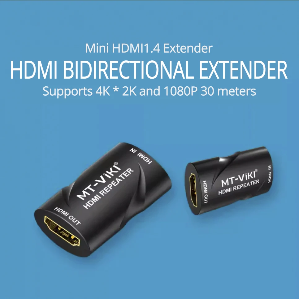 MT-VIKI HDMI high-definition video signal amplifier supports 4K30m 1080P 40m synchronous audio and video transmission MT-HE40 - Image 5