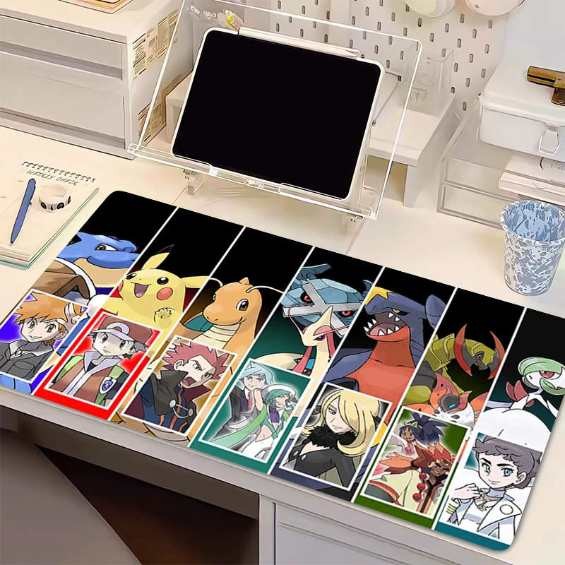 Mouse Pad P-Pokemon Gamers Decoracion Gamer Desk Mat Mousepad E-sports Players Laptop Gaming Accessories Varmilo Keyboard Carpet