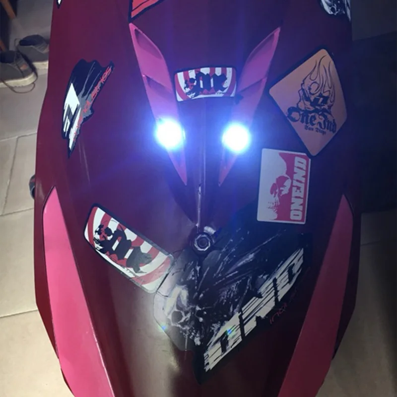 2X Strobe Motorcycle Eagle Eye Light DRL Daytime Running Light for Car Motorbike Falsh Warning Reverse Backup Light Fog Lamp image 6