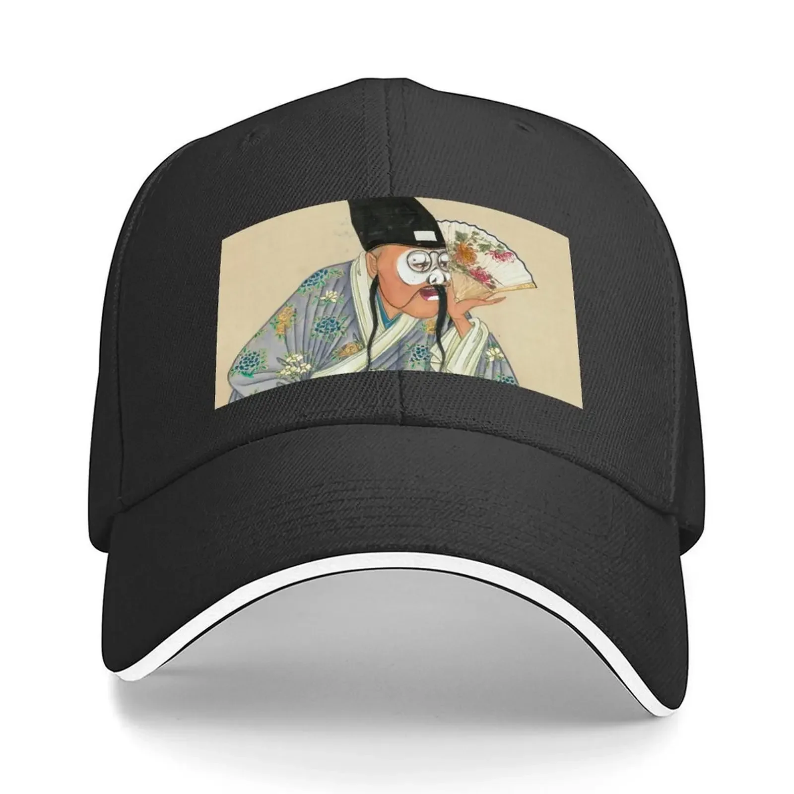 New Peking Opera Figures Baseball Cap Visor Anime Dad Hat Sunscreen Woman Men's