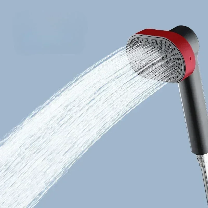 360° Rotation 13CM Big Panel Large Flow Shower Head 4 Modes High Pressure Water Saving Filter Spray Nozzle Bathroom Accessories