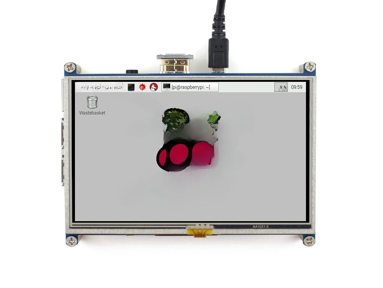 For  800x480 5inch Resistive Touch Screen HDMI LCD I/Os for Raspberry Pi