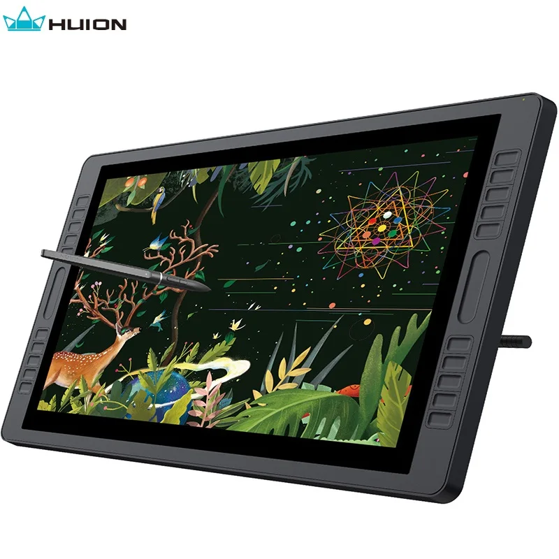 

Huion KAMVAS GT-221Pro 21.5 Inch 8192 Levels IPS Drawing graphics pen touch monitor with digital pen