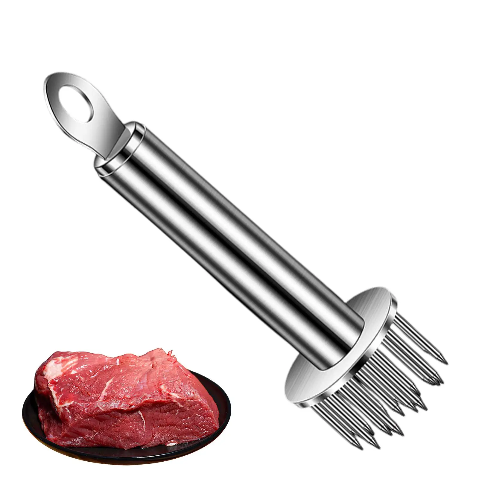 Meat Tenderizer Tool Stainless Steel Chicken Beef Needle Hammer Meat And Poultry Tenderizers for Chef Sausage Food Prep